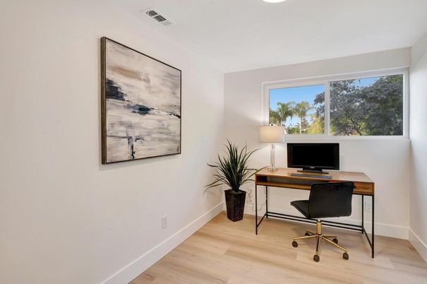 Home Office, Interior, Wood Texture Flooring