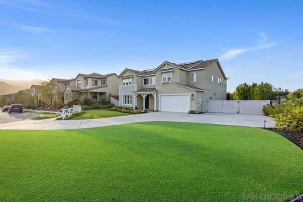 Attached, Backyard, Exterior, Facade, Mediterranean