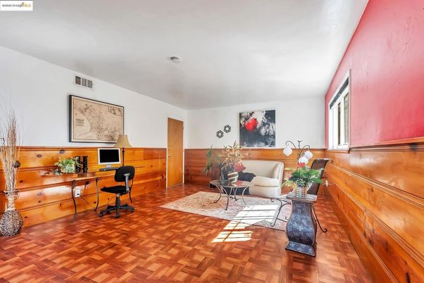 Home Office, Interior, Wood Texture Flooring