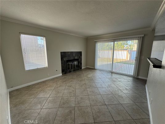 Empty room, Fireplace, Interior