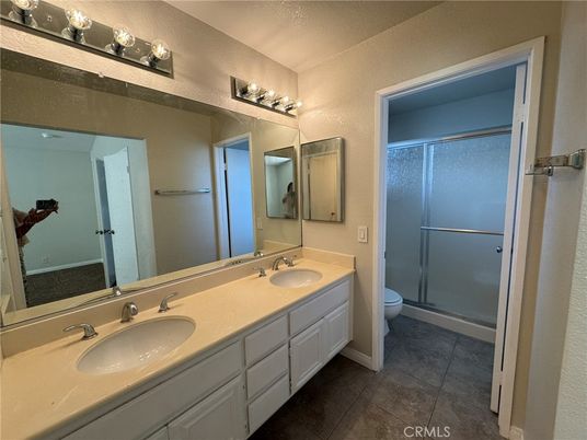 Bathroom, Dual Sink Vanities, Glass Shower, Interior
