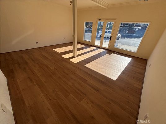 Empty room, Interior, Water, Wood Texture Flooring
