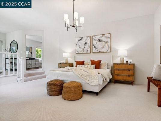 Bedroom, Interior, Pendant Lights