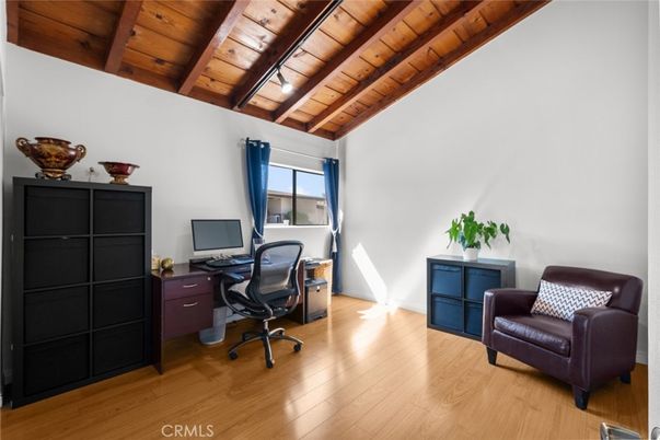 Home Office, Interior, Wooden Beams, Wooden Ceilings, Wood Texture Flooring