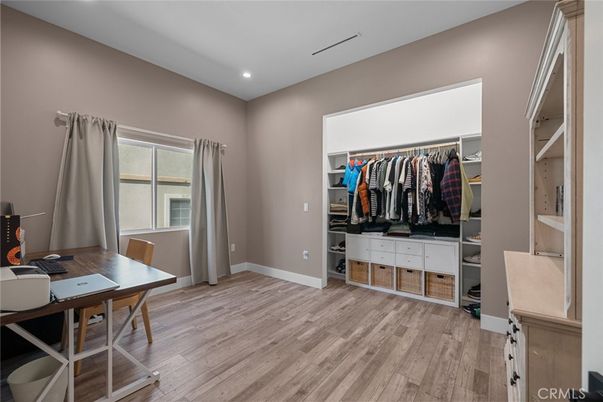 Interior, Recessed Lighting, Walk-in Closets, Wood Texture Flooring