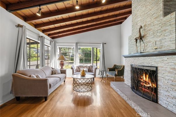 Fireplace, Interior, Living room, Stone Walls, Wooden Beams, Wooden Ceilings, Wood Texture Flooring