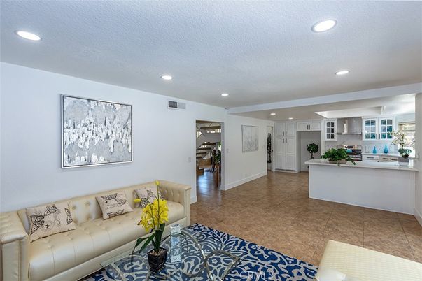 Interior, Kitchen, Living room, Recessed Lighting