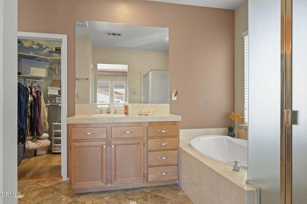Bathroom, Interior, Walk-in Closets, Wood Texture Flooring