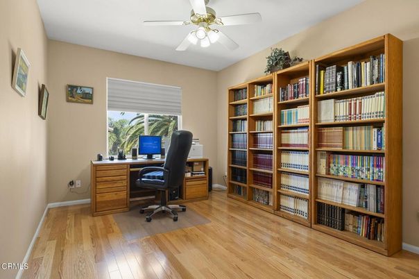 Home Office, Interior, Wood Texture Flooring