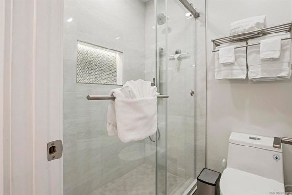 Bathroom, Glass Shower, Interior