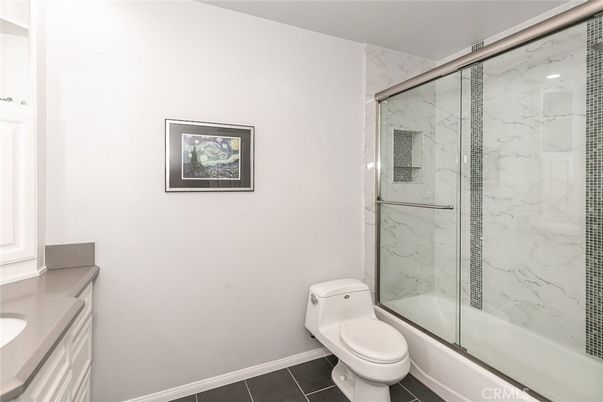 Bathroom, Glass Shower, Interior, Marble Walls, Recessed Lighting
