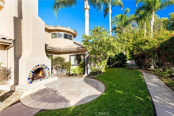 Backyard, Exterior, Fireplace