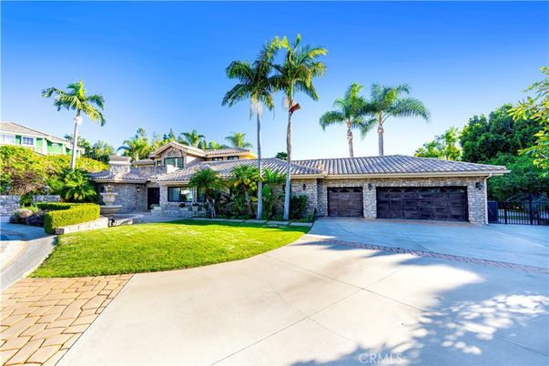 Attached, Backyard, Exterior, Facade, Mediterranean