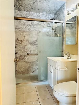 Bathroom, Glass Shower, Interior, Marble Walls