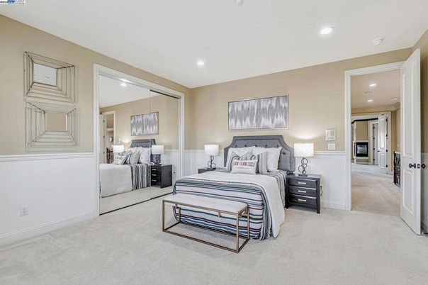 Bedroom, Interior, Recessed Lighting