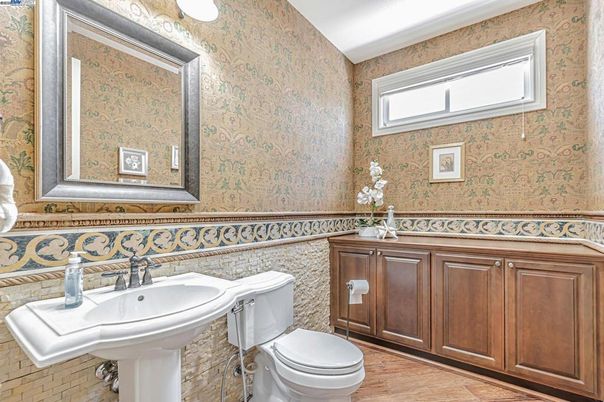 Bathroom, Interior, Wood Texture Flooring