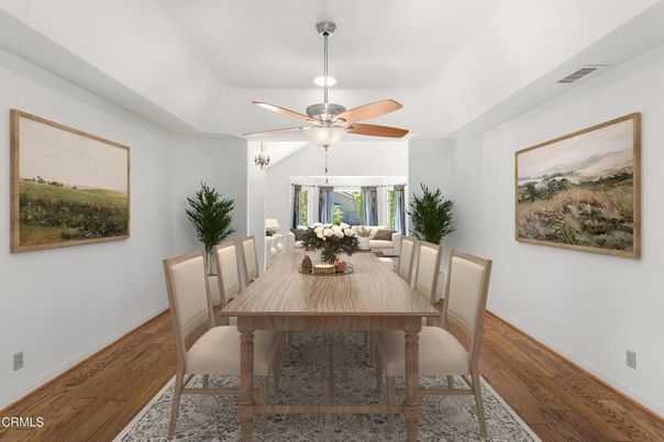 Dining room, Interior, Wood Texture Flooring