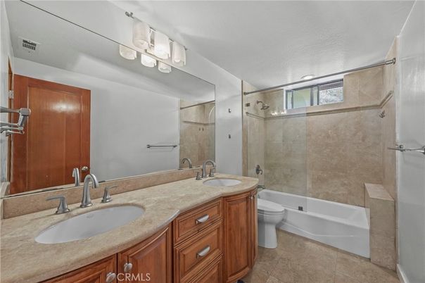 Bathroom, Dual Sink Vanities, Glass Shower, Interior