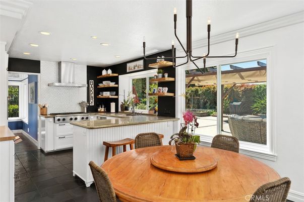Dining room, Interior, Kitchen, Pendant Lights, Recessed Lighting