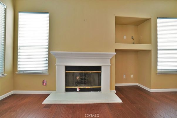 Fireplace, Interior, Wood Texture Flooring