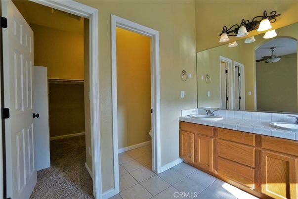 Bathroom, Dual Sink Vanities, Interior, Tile Countertops