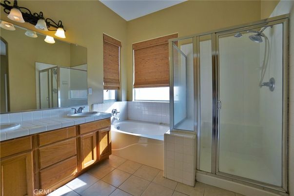 Bathroom, Dual Sink Vanities, Glass Shower, Interior, Tile Countertops
