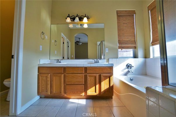 Bathroom, Dual Sink Vanities, Interior, Tile Countertops