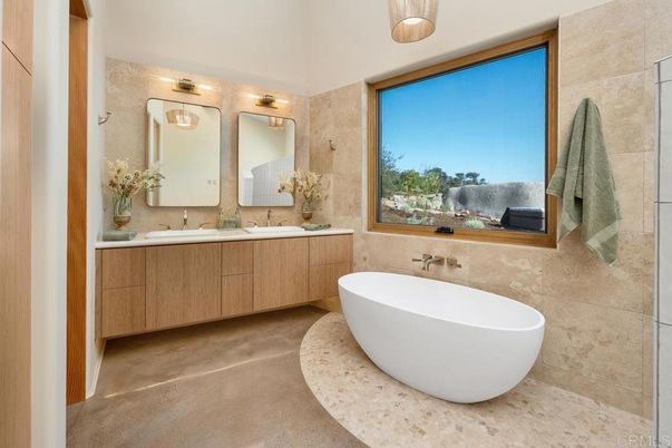 Bathroom, Dual Sink Vanities, Free Standing Baths, Interior