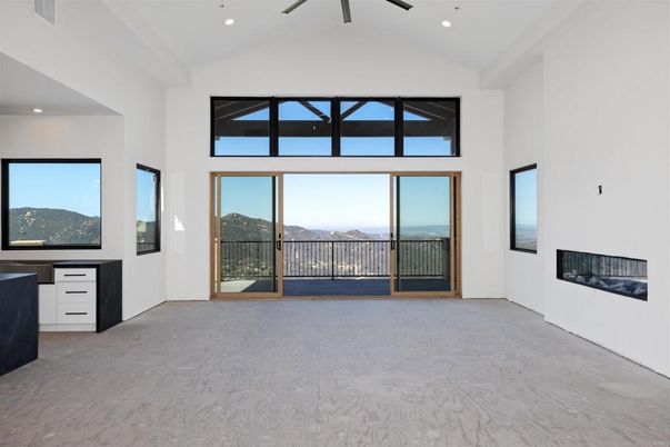 Empty room, Fireplace, Interior, Recessed Lighting