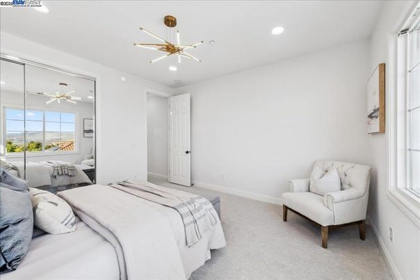 Bedroom, Interior, Pendant Lights, Recessed Lighting