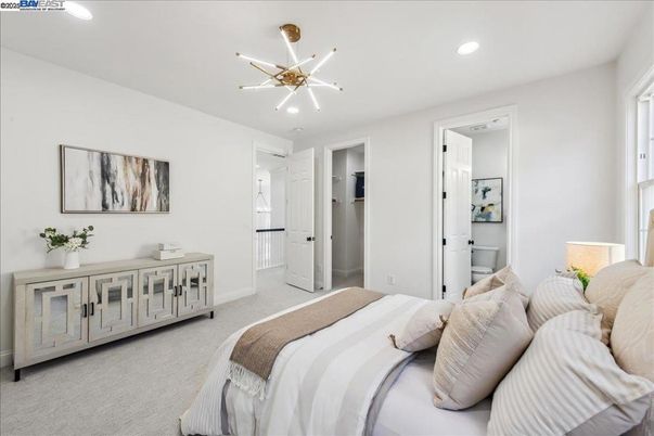 Bedroom, Interior, Pendant Lights, Recessed Lighting