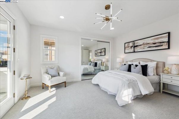 Bedroom, Interior, Pendant Lights, Recessed Lighting