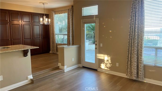 Chandelier, Interior, Wood Texture Flooring