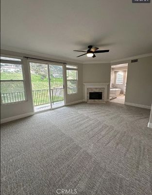 Empty room, Fireplace, Interior
