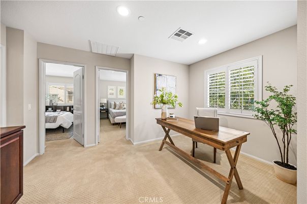 Bedroom, Home Office, Interior, Recessed Lighting