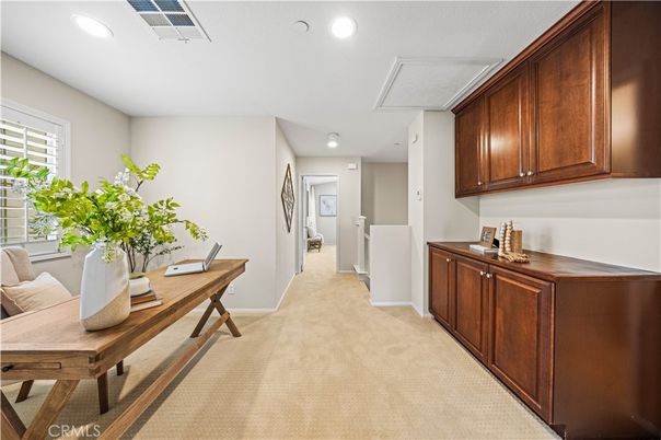 Home Office, Interior, Recessed Lighting