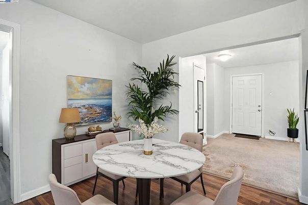 Dining room, Interior, Wood Texture Flooring