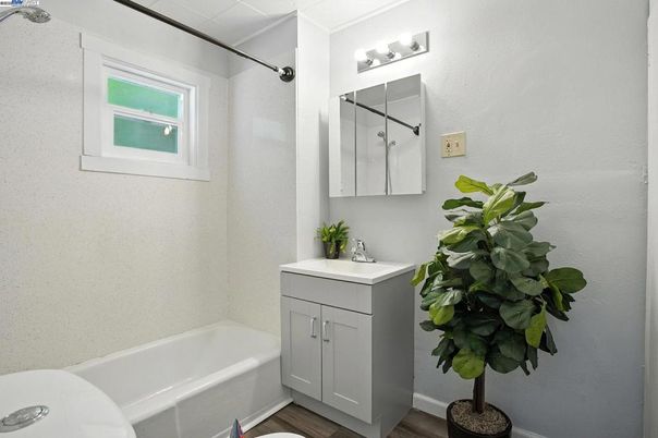 Bathroom, Interior, Wood Texture Flooring