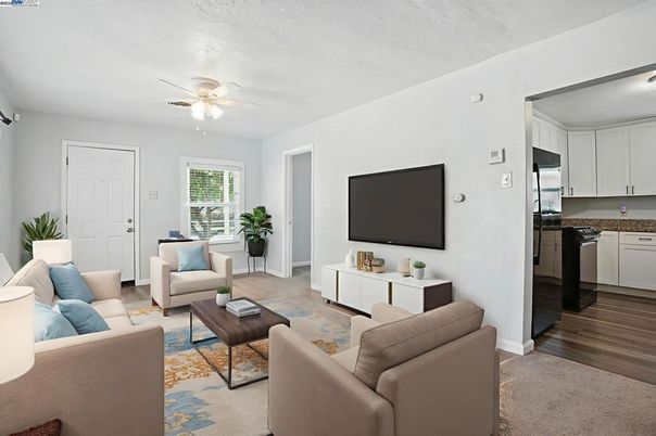 Interior, Kitchen, Living room, Wood Texture Flooring