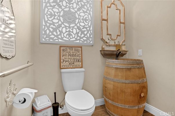 Bathroom, Interior, Wood Texture Flooring