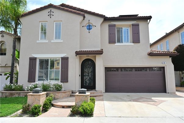 Attached, Exterior, Facade, Spanish Mediterranean