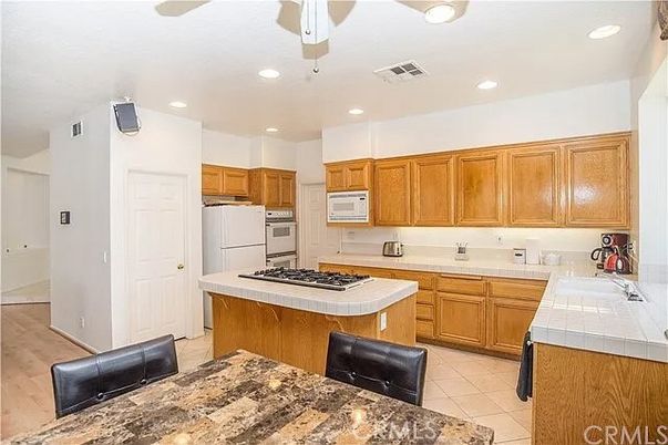 Interior, Kitchen, Recessed Lighting, Tile Countertops