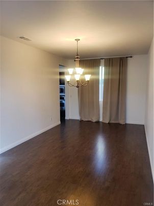 Chandelier, Empty room, Interior, Pendant Lights, Wood Texture Flooring