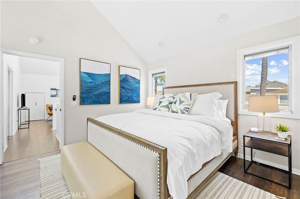 Bedroom, Interior, Wood Texture Flooring
