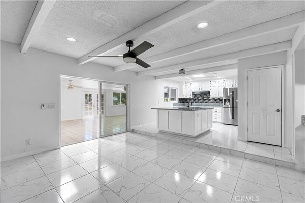 Interior, Kitchen, Marble, Recessed Lighting