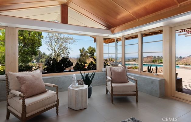 Interior, Sun Room, Water, Wooden Ceilings