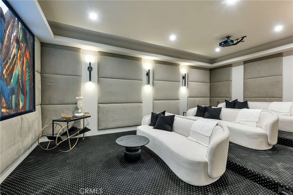 Interior, Recessed Lighting, Theatre Room