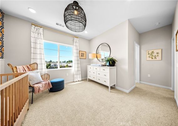 Bedroom, Interior, Recessed Lighting