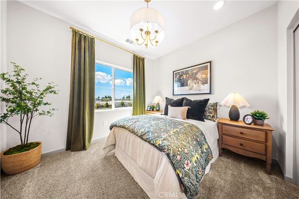 Bedroom, Interior, Recessed Lighting