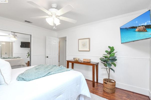 Bedroom, Interior, Wood Texture Flooring